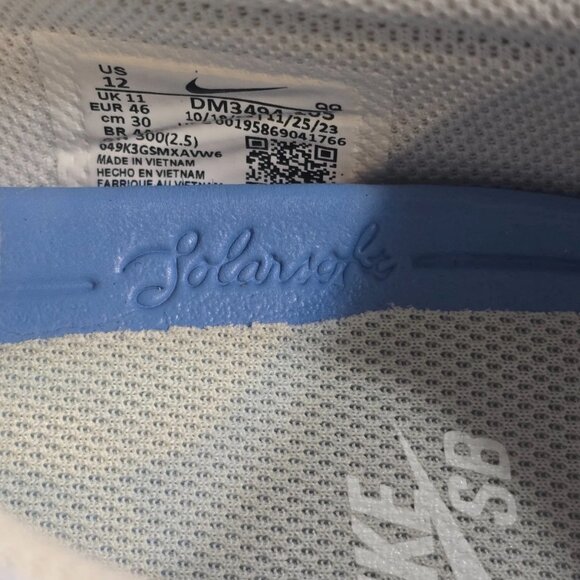 Nike Chron 2 Canvas SB White Gum 2022 4177 SIZE 12 MENS NEW DM3494-105 - Picture 9 of 12